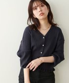 【ナチュラルクチュール/natural couture】の【WEB限定】ポコポコフラワー柄リブニットカーディガン 人気、トレンドファッション・服の通販 founy(ファニー) ファッション Fashion レディースファッション WOMEN トップス・カットソー Tops/Tshirt ニット Knit Tops カーディガン Cardigans 2024年 2024 2024-2025秋冬・A/W Aw/Autumn/Winter/Fw/Fall/2024-2025 キャミワンピース Cami Dress スラックス Slacks セットアップ Set Up デニム Denim パール Pearl フェミニン Feminine フラワー Flower フリル Frills フレア Flare ポケット Pocket リブニット Rib Knit エレガント 上品 Elegant thumbnail スミクロ|ID: prp329100004154762 ipo3291000000028625793