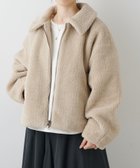 【その他のブランド/Other】のボアブルゾン 人気、トレンドファッション・服の通販 founy(ファニー) ファッション Fashion レディースファッション WOMEN アウター Coat Outerwear ブルゾン Blouson/Jackets おすすめ Recommend ブルゾン Blouson thumbnail ベージュ|ID: prp329100004154770 ipo3291000000028625830