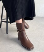 【シェトワ/Chez toi】のサイドベルトショートブーツ 人気、トレンドファッション・服の通販 founy(ファニー) ファッション Fashion レディースファッション WOMEN ベルト Belts おすすめ Recommend ショート Short シンプル Simple ハーフ Half プチプライス・低価格 Affordable ラップ Wrap リラックス Relax thumbnail ブラウン|ID: prp329100004154880 ipo3291000000028626534