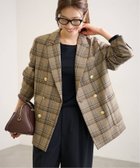 【フレームワーク/FRAMeWORK】のTWTRチェックDBジャケット 人気、トレンドファッション・服の通販 founy(ファニー) ファッション Fashion レディースファッション WOMEN アウター Coat Outerwear ジャケット Jackets おすすめ Recommend ウォーム Worm クラシカル Classical コイン Coin ジャケット Jacket ダブル Double チェック Check ベーシック Basic エレガント 上品 Elegant thumbnail ブラウン|ID: prp329100004154887 ipo3291000000028825568