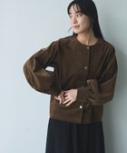 【コーエン/COEN】のコーデュロイノーカラーショートジャケット DK.BROWN|ID: prp329100004154929 ipo3291000000028825085