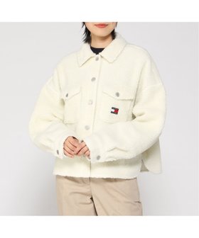 【トミーヒルフィガー/TOMMY HILFIGER】のTOMMY HILFIGER(トミーヒルフィガー) テディバッジオーバーシャツ 人気、トレンドファッション・服の通販 founy(ファニー) ファッション Fashion レディースファッション WOMEN トップス・カットソー Tops/Tshirt シャツ/ブラウス Shirts/Blouses カフス Cuffs クロップド Cropped フラップ Flap ポケット Pocket |ID:prp329100004154980