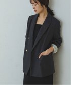 【ノーブル / スピック&スパン/NOBLE / Spick & Span】のウールフラノピークドラペルジャケット 人気、トレンドファッション・服の通販 founy(ファニー) ファッション Fashion レディースファッション WOMEN アウター Coat Outerwear ジャケット Jackets ジャケット Jacket thumbnail グレー|ID: prp329100004155010 ipo3291000000028695274