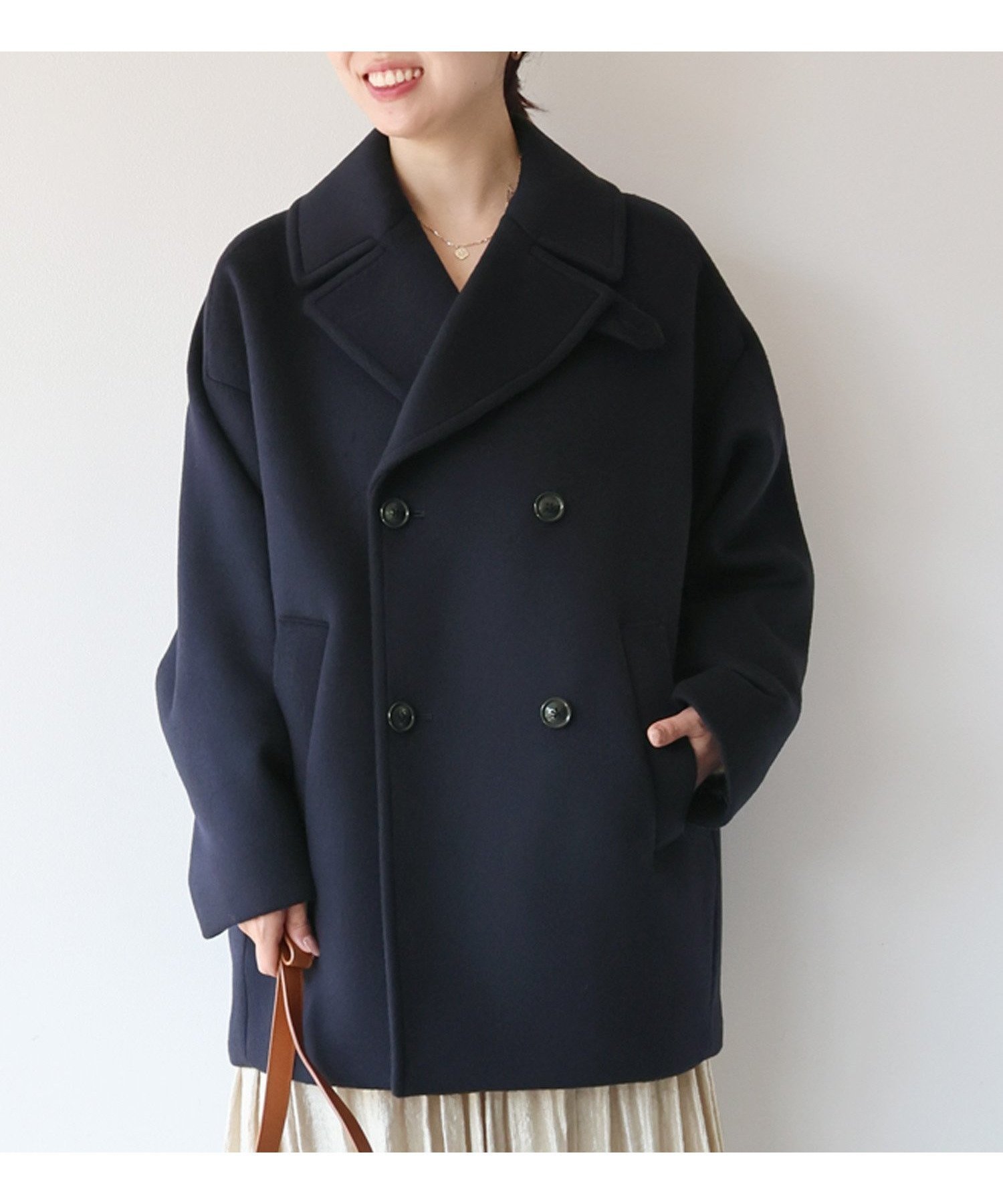 【マイカ ディール/MICA & DEAL】の【TICCA】ピーコート 人気、トレンドファッション・服の通販 founy(ファニー) 　ファッション　Fashion　レディースファッション　WOMEN　アウター　Coat Outerwear　コート　Coats　ベーシック　Basic　ロング　Long　ワーク　Work　エレガント 上品　Elegant　ビジネス 仕事 通勤　Business　 other-1|ID: prp329100004155026 ipo3291000000028695309