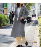 【その他のブランド/Other】のウール オーバー コート 人気、トレンドファッション・服の通販 founy(ファニー) ファッション Fashion レディースファッション WOMEN アウター Coat Outerwear コート Coats スウェット Sweat スタイリッシュ Stylish チェック Check 冬 Winter thumbnail GREY_CHECK|ID: prp329100004155119 ipo3291000000028627880