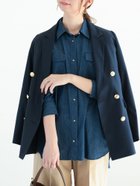 【テチチ/Te chichi】のダブルブレストテーラードジャケット 人気、トレンドファッション・服の通販 founy(ファニー) ファッション Fashion レディースファッション WOMEN アウター Coat Outerwear ジャケット Jackets テーラードジャケット Tailored Jackets コンパクト Compact ダブル Double フォーマル Formal 無地 Plain Color thumbnail ネイビー|ID: prp329100004155252 ipo3291000000028628739