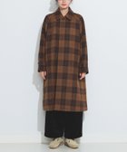 【その他のブランド/Other】のハリスツイード バルマカン コート 人気、トレンドファッション・服の通販 founy(ファニー) ファッション Fashion レディースファッション WOMEN アウター Coat Outerwear コート Coats インナー Inner チェック Check ツイード Tweed パーカー Hoodie ベーシック Basic A/W・秋冬 Aw・Autumn/Winter・Fw・Fall-Winter thumbnail BROWN_CHK|ID: prp329100004155277 ipo3291000000028628859