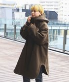 【その他のブランド/Other】のポリエステル メルトン デタッチ フード コート 人気、トレンドファッション・服の通販 founy(ファニー) ファッション Fashion レディースファッション WOMEN アウター Coat Outerwear コート Coats インナー Inner ウェーブ Wave スタンダード Standard ストレッチ Stretch スリット Slit ニットソー Knit Sew バランス Balance フェルト Felt ポンチョ Poncho マフラー Scarf メルトン Melton ロング Long thumbnail OLIVE|ID: prp329100004155343 ipo3291000000028629287