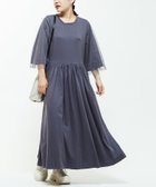 【コンバーストウキョウ/CONVERSE TOKYO】のTULLE DOCKING DRESS 人気、トレンドファッション・服の通販 founy(ファニー) ファッション Fashion レディースファッション WOMEN ワンピース Dress ドレス Party Dresses ギャザー Gather シンプル Simple チュール Tulle ドッキング Docking フェミニン Feminine ワンポイント One Point エレガント 上品 Elegant thumbnail ブルー|ID: prp329100004155412 ipo3291000000028629695