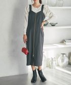 【ラブティックボンボン/La boutique BonBon】の【愛されワンピ】フロントジップジャンドレ 人気、トレンドファッション・服の通販 founy(ファニー) ファッション Fashion レディースファッション WOMEN ワンピース Dress A/W・秋冬 Aw・Autumn/Winter・Fw・Fall-Winter おすすめ Recommend インナー Inner シアー Sheer シンプル Simple ストレッチ Stretch トレンド Trend フィット Fit ポケット Pocket thumbnail チャコールグレー|ID: prp329100004155424 ipo3291000000028629747