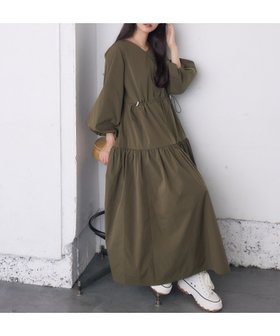 【レトロガール/RETRO GIRL】のパフ袖ドロストOP 人気、トレンドファッション・服の通販 founy(ファニー) ファッション Fashion レディースファッション WOMEN トップス・カットソー Tops/Tshirt スポーツ Sports デコルテ Decolletage トレンド Trend ベーシック Basic |ID:prp329100004155435