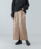 【アーバンリサーチ/URBAN RESEARCH】のグリッターロングスカート 人気、トレンドファッション・服の通販 founy(ファニー) ファッション Fashion レディースファッション WOMEN スカート Skirt ロングスカート Long Skirt 2024年 2024 2024-2025秋冬・A/W Aw/Autumn/Winter/Fw/Fall/2024-2025 A/W・秋冬 Aw・Autumn/Winter・Fw・Fall-Winter 冬 Winter スウェット Sweat スリット Slit タイツ Tights トレンド Trend フロント Front 今季 This Season thumbnail BROWN|ID: prp329100004155440 ipo3291000000028629807