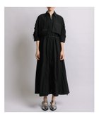 【アウラアイラ/AULA AILA】のWAIST DRAWSTRING SHIRT ONE-PIECE BLACK|ID: prp329100004155447 ipo3291000000028629843