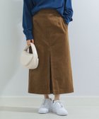 【その他のブランド/Other】のコーデュロイ BOXタック スカート 人気、トレンドファッション・服の通販 founy(ファニー) ファッション Fashion レディースファッション WOMEN スカート Skirt コーデュロイ Corduroy シンプル Simple ストレッチ Stretch スリット Slit タイトスカート Tight Skirt 定番 Standard フロント Front おすすめ Recommend thumbnail BROWN|ID: prp329100004155472 ipo3291000000028629979