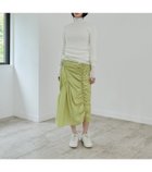 【ルシェル ブルー/LE CIEL BLEU】のシャーリングタフタスカート / Shirring Taffeta Skirt 人気、トレンドファッション・服の通販 founy(ファニー) ファッション Fashion レディースファッション WOMEN スカート Skirt アシンメトリー Asymmetry ギャザー Gather シンプル Simple タフタ Taffeta エレガント 上品 Elegant thumbnail ライトグリーン|ID: prp329100004155523 ipo3291000000028630326