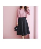 【レッセ パッセ/LAISSE PASSE】のツイードフレアースカート 人気、トレンドファッション・服の通販 founy(ファニー) ファッション Fashion レディースファッション WOMEN スカート Skirt A/W・秋冬 Aw・Autumn/Winter・Fw・Fall-Winter ツイード Tweed パターン Pattern フレア Flare ワーク Work thumbnail クロ|ID: prp329100004155547 ipo3291000000028842064