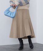 【その他のブランド/Other】のアシンメトリー切り替え フレアスカート BEIGE|ID: prp329100004155568 ipo3291000000028630611