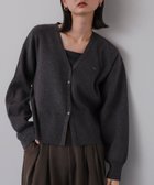 【センスオブプレイス/SENSE OF PLACE by URBAN RESEARCH】のプレートツキニットカーディガン CHARCOAL|ID: prp329100004155624 ipo3291000000028631290