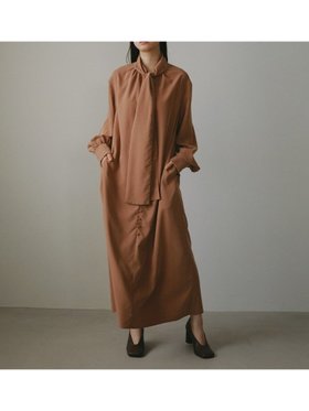 【カーサフライン/CASA FLINE】のボウタイモダールドレス 人気、トレンドファッション・服の通販 founy(ファニー) ファッション Fashion レディースファッション WOMEN ワンピース Dress ドレス Party Dresses とろみ Thickness ドレス Dress ロング Long |ID:prp329100004155682