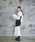 【その他のブランド/Other】のVERSEAU/ニットドッキングギャザーワンピース 人気、トレンドファッション・服の通販 founy(ファニー) ファッション Fashion レディースファッション WOMEN ワンピース Dress A/W・秋冬 Aw・Autumn/Winter・Fw・Fall-Winter ギャザー Gather ドッキング Docking モノトーン Monotone thumbnail シロ|ID: prp329100004155684 ipo3291000000028825944