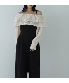 【ナチュラル ビューティー ベーシック/NATURAL BEAUTY BASIC】のフリルボレロコンビネゾン 人気、トレンドファッション・服の通販 founy(ファニー) ファッション Fashion レディースファッション WOMEN アウター Coat Outerwear ボレロ Bolero jackets インナー Inner オフショルダー Off Shoulder コンビネゾン Combinaison シフォン Chiffon ダブル Double チュール Tulle ボレロ Bolero |ID:prp329100004155702