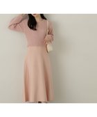 【プロポーション ボディドレッシング/PROPORTION BODY DRESSING】のふわふわラメニットドッキングワンピース WEB限定カラー ベージュ 24AW 人気、トレンドファッション・服の通販 founy(ファニー) ファッション Fashion レディースファッション WOMEN ワンピース Dress 2024年 2024 2024-2025秋冬・A/W Aw/Autumn/Winter/Fw/Fall/2024-2025 ドッキング Docking thumbnail ピンク|ID: prp329100004155715 ipo3291000000028717306