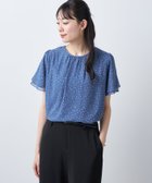 【その他のブランド/Other】のプリントTブラウス 人気、トレンドファッション・服の通販 founy(ファニー) ファッション Fashion レディースファッション WOMEN トップス・カットソー Tops/Tshirt シャツ/ブラウス Shirts/Blouses ギャザー Gather ドレープ Drape プリント Print thumbnail ブルー|ID: prp329100004155752 ipo3291000000028901457