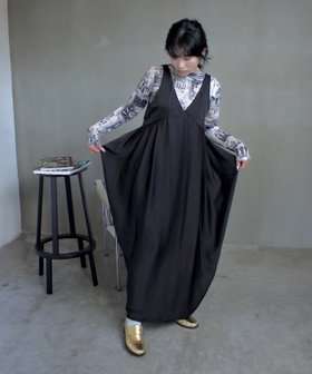 【チュクラ/chuclla】のサテンサイドボリュームドレス【SANSeLF】sanw22s096 人気、トレンドファッション・服の通販 founy(ファニー) ファッション Fashion レディースファッション WOMEN ワンピース Dress ドレス Party Dresses おすすめ Recommend オケージョン Occasion カットソー Cut And Sew シンプル Simple ラップ Wrap ルーズ Loose エレガント 上品 Elegant |ID:prp329100004155874