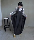 【チュクラ/chuclla】のサテンサイドボリュームドレス【SANSeLF】sanw22s096 人気、トレンドファッション・服の通販 founy(ファニー) ファッション Fashion レディースファッション WOMEN ワンピース Dress ドレス Party Dresses おすすめ Recommend オケージョン Occasion カットソー Cut And Sew シンプル Simple ラップ Wrap ルーズ Loose エレガント 上品 Elegant thumbnail ブラック|ID: prp329100004155874 ipo3291000000028635784