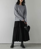 【その他のブランド/Other】のプルオーバードッキングワンピース 人気、トレンドファッション・服の通販 founy(ファニー) ファッション Fashion レディースファッション WOMEN ワンピース Dress エレガント 上品 Elegant シンプル Simple スウェット Sweat ティアードスカート Tiered Skirt ドッキング Docking thumbnail グレー|ID: prp329100004155881 ipo3291000000028636697