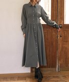 【その他のブランド/Other】のウエストシェイプワンピース 人気、トレンドファッション・服の通販 founy(ファニー) ファッション Fashion レディースファッション WOMEN ワンピース Dress なめらか Smooth クラシカル Classical コルセット Corset シェイプ Shape フレア Flare ロング Long エレガント 上品 Elegant thumbnail グレーグリーン|ID: prp329100004155895 ipo3291000000028639955