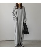 【その他のブランド/Other】のワッフルルーズワンピース 人気、トレンドファッション・服の通販 founy(ファニー) ファッション Fashion レディースファッション WOMEN ワンピース Dress おすすめ Recommend お家時間・ステイホーム Home Time/Stay Home シンプル Simple ジャケット Jacket デニム Denim ベスト Vest ポケット Pocket ルーズ Loose ロング Long ワッフル Waffle thumbnail グレー|ID: prp329100004155898 ipo3291000000028640563