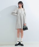 【その他のブランド/Other】のRay BEAMS / フクレ ジャカード スクエアネック ミニワンピース 人気、トレンドファッション・服の通販 founy(ファニー) ファッション Fashion レディースファッション WOMEN ワンピース Dress おすすめ Recommend オフショルダー Off Shoulder ギャザー Gather シアー Sheer ジャカード Jacquard スクエア Square タートルネック Turtleneck thumbnail GREY|ID: prp329100004155953 ipo3291000000028642975