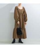 【その他のブランド/Other】のフクレ ジャカード 2way スリーブ ワンピース BROWN|ID: prp329100004155955 ipo3291000000028642985