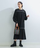 【その他のブランド/Other】の配色ステッチ ギャザー ワンピース 人気、トレンドファッション・服の通販 founy(ファニー) ファッション Fashion レディースファッション WOMEN ワンピース Dress インナー Inner ギャザー Gather シアー Sheer シンプル Simple おすすめ Recommend thumbnail BLACK|ID: prp329100004155960 ipo3291000000028643025