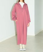 【その他のブランド/Other】のハーフジップ 裏毛 ワンピース 人気、トレンドファッション・服の通販 founy(ファニー) ファッション Fashion レディースファッション WOMEN ワンピース Dress スリット Slit タートルネック Turtleneck ポケット Pocket ロング Long thumbnail GREYISH_PINK|ID: prp329100004155965 ipo3291000000028643047