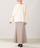 【その他のブランド/Other】の裏起毛 スウェット * ニットスカート セット IVORY*杢BROWN|ID: prp329100004155983 ipo3291000000028643200