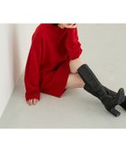 【アンデミュウ/Andemiu】のAQUAハイネックミニワンピース 人気、トレンドファッション・服の通販 founy(ファニー) ファッション Fashion レディースファッション WOMEN ワンピース Dress おすすめ Recommend カシミア Cashmere タイツ Tights ハイネック High Neck ロング Long thumbnail レッド35|ID: prp329100004156004 ipo3291000000028643315