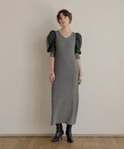 【ミエリインヴァリアント/MIELIINVARIANT】のSemi Tight Puff Knit Dress GRAY|ID: prp329100004156045 ipo3291000000028643567