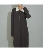 【アダム エ ロペ/ADAM ET ROPE'】の【WEB限定・洗える】ポロシャツワンピース チャコール(06)|ID: prp329100004156071 ipo3291000000028794775