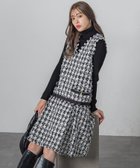 【クイーンズ コート/QUEENS COURT】の千鳥ツイードジャンスカ 人気、トレンドファッション・服の通販 founy(ファニー) ファッション Fashion レディースファッション WOMEN おすすめ Recommend クラシカル Classical ジャケット Jacket ツィード Tweed ツイード Tweed フリンジ Fringe thumbnail ホワイト|ID: prp329100004156119 ipo3291000000028755621