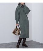 【その他のブランド/Other】のハーフジップ 畦編み ニットワンピース DARK?GREEN|ID: prp329100004156162 ipo3291000000028734221