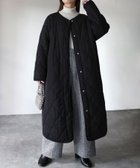 【リベリー/Riberry】のキルティングロングコート 人気、トレンドファッション・服の通販 founy(ファニー) ファッション Fashion レディースファッション WOMEN アウター Coat Outerwear コート Coats カーディガン Cardigan キルティング Quilting キルト Quilt シンプル Simple スラックス Slacks デニム Denim ポケット Pocket マフラー Scarf ロング Long 定番 Standard thumbnail ブラック|ID: prp329100004156190 ipo3291000000028789257