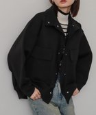 【センスオブプレイス/SENSE OF PLACE by URBAN RESEARCH】のスタンドカラーニットブルゾン 人気、トレンドファッション・服の通販 founy(ファニー) ファッション Fashion レディースファッション WOMEN アウター Coat Outerwear ブルゾン Blouson/Jackets トップス・カットソー Tops/Tshirt ニット Knit Tops 2024年 2024 2024-2025秋冬・A/W Aw/Autumn/Winter/Fw/Fall/2024-2025 A/W・秋冬 Aw・Autumn/Winter・Fw・Fall-Winter 冬 Winter thumbnail BLACK|ID: prp329100004156199 ipo3291000000028644547