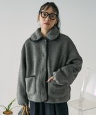 【フリークスストア/FREAK'S STORE】の丸襟 カットボアジャケット 人気、トレンドファッション・服の通販 founy(ファニー) ファッション Fashion レディースファッション WOMEN アウター Coat Outerwear ジャケット Jackets A/W・秋冬 Aw・Autumn/Winter・Fw・Fall-Winter 冬 Winter バランス Balance パイピング Piping ブルゾン Blouson 軽量 Lightweight thumbnail グレー|ID: prp329100004156204 ipo3291000000028644578