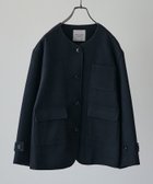 【フリークスストア/FREAK'S STORE】のノーカラー モッサコート 人気、トレンドファッション・服の通販 founy(ファニー) ファッション Fashion レディースファッション WOMEN アウター Coat Outerwear コート Coats A/W・秋冬 Aw・Autumn/Winter・Fw・Fall-Winter 冬 Winter バランス Balance thumbnail ネイビー|ID: prp329100004156206 ipo3291000000028644589