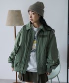 【フリークスストア/FREAK'S STORE】のギャザー ミリタリーブルゾン 人気、トレンドファッション・服の通販 founy(ファニー) ファッション Fashion レディースファッション WOMEN アウター Coat Outerwear ブルゾン Blouson/Jackets A/W・秋冬 Aw・Autumn/Winter・Fw・Fall-Winter 冬 Winter ギャザー Gather ジャケット Jacket スリーブ Sleeve トレンド Trend フェミニン Feminine ブルゾン Blouson ミックス Mix ミリタリー Military ルーズ Loose thumbnail オリーブ|ID: prp329100004156208 ipo3291000000028644595