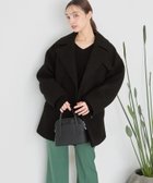 【アンデミュウ/Andemiu】のブークレベルトハーフコート 人気、トレンドファッション・服の通販 founy(ファニー) ファッション Fashion レディースファッション WOMEN アウター Coat Outerwear コート Coats ベルト Belts トレンド Trend モコモコ Fluffy ビジネス 仕事 通勤 Business thumbnail ブラック09|ID: prp329100004156228 ipo3291000000028644685