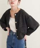 【ナチュラルクチュール/natural couture】の【Web限定】金釦ショート丈ジャケット 人気、トレンドファッション・服の通販 founy(ファニー) ファッション Fashion レディースファッション WOMEN アウター Coat Outerwear ジャケット Jackets 2024年 2024 2024-2025秋冬・A/W Aw/Autumn/Winter/Fw/Fall/2024-2025 キャミワンピース Cami Dress クラシカル Classical ショート Short シンプル Simple ジャケット Jacket デニム Denim ポケット Pocket thumbnail ブラック|ID: prp329100004156264 ipo3291000000028644886