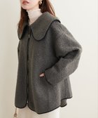 【ナチュラルクチュール/natural couture】のビッグ衿ループブークレショートコート 人気、トレンドファッション・服の通販 founy(ファニー) ファッション Fashion レディースファッション WOMEN アウター Coat Outerwear コート Coats 2024年 2024 2024-2025秋冬・A/W Aw/Autumn/Winter/Fw/Fall/2024-2025 おすすめ Recommend ジップ Zip デニム Denim トレーナー Trainer ビッグ Big フロント Front ポケット Pocket 今季 This Season thumbnail チャコールグレー|ID: prp329100004156267 ipo3291000000028644898